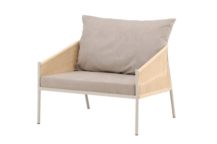 Fjôrd - Fauteuil Beige Stof - 90x98x74cm - Louie