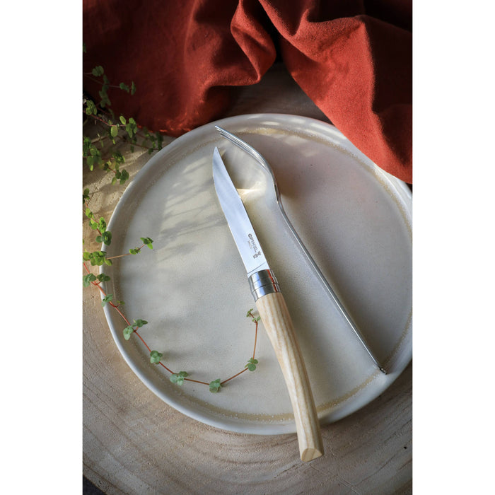 Opinel Table Chic tafelmessenset - 4-delig - essenhout - glad lemmet