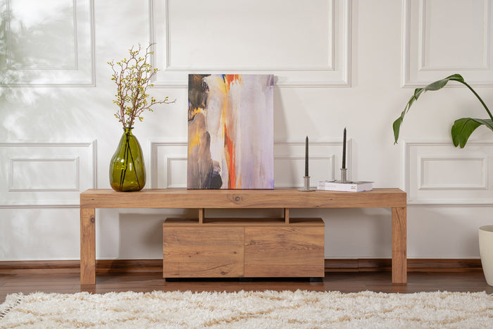 Giga Meubel - Tv-meubel Naturel Hout - 180x31x50cm - Enclave