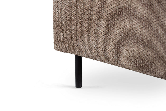 Giga Meubel - Hoekbank 3-Zits Taupe - Rechts - 265x208x81cm - Lord