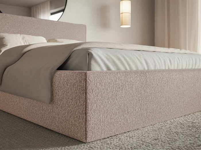 NADUVI Collection Bedframe Esmay chenille met opbergruimte 200 x 200