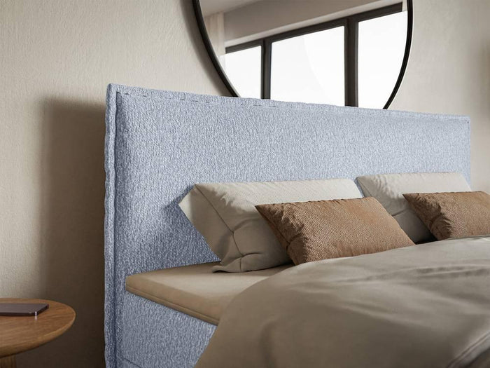 NADUVI Collection Boxspring Esmay chenille met opbergruimte en topper