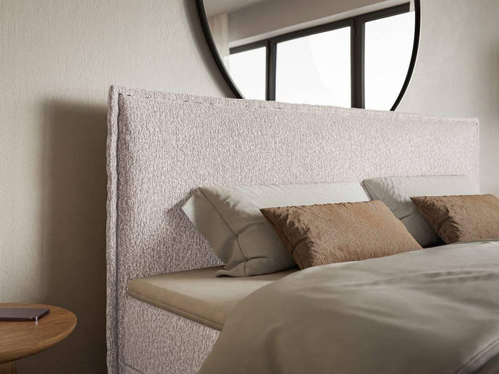 NADUVI Collection Boxspring Esmay chenille met opbergruimte en topper