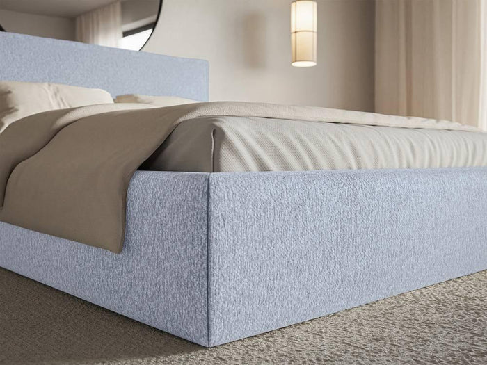 NADUVI Collection Bedframe Esmay chenille 180 x 200 cm