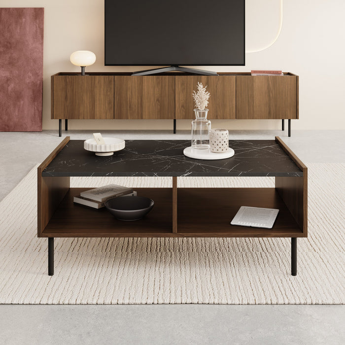 Meubella - Tahiti - Salontafel - Donker eiken