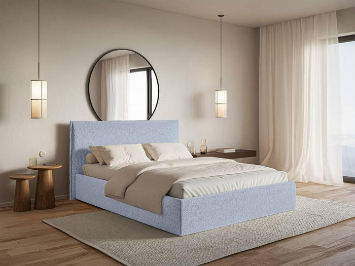 NADUVI Collection Bedframe Esmay chenille met opbergruimte 140 x 200