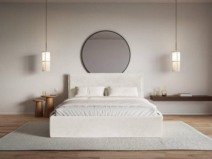 NADUVI Collection Bedframe Esmay velvet 200 x 200 cm