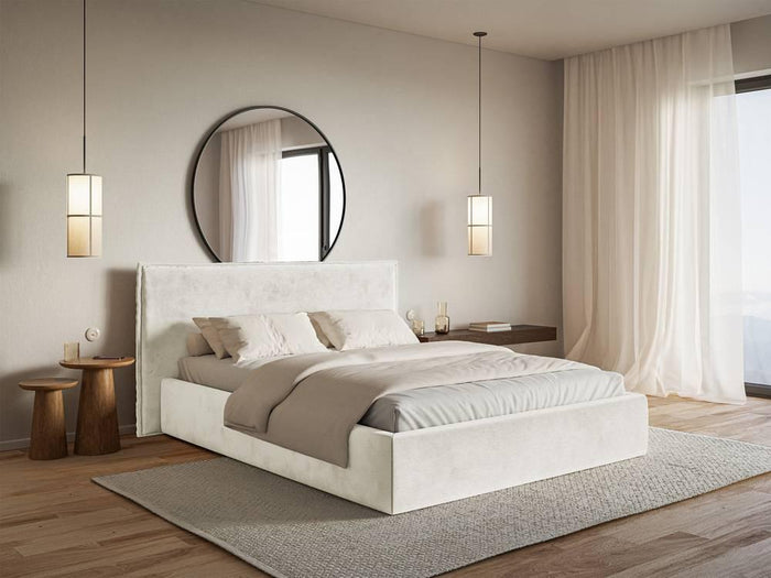 NADUVI Collection Bedframe Esmay velvet 160 x 200 cm