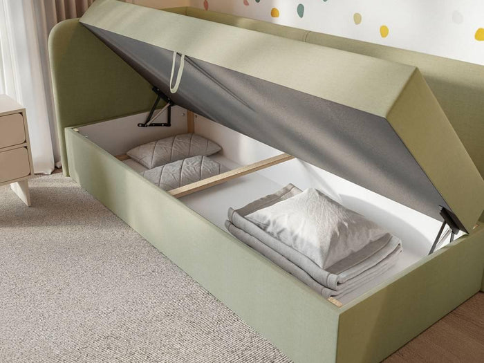 NADUVI Collection Jeugdbed Cambrils chenille links 90 x 200 cm met