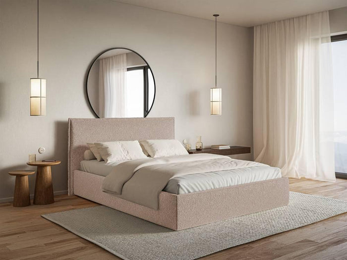 NADUVI Collection Bedframe Esmay chenille met opbergruimte 160 x 200