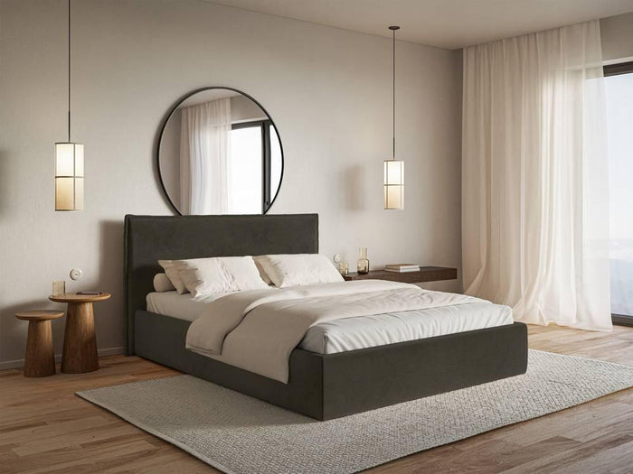 NADUVI Collection Bedframe Esmay velvet met opbergruimte 160 x 200 cm