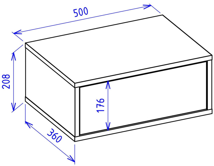 NADUVI Collection Nachtkastje Fermo