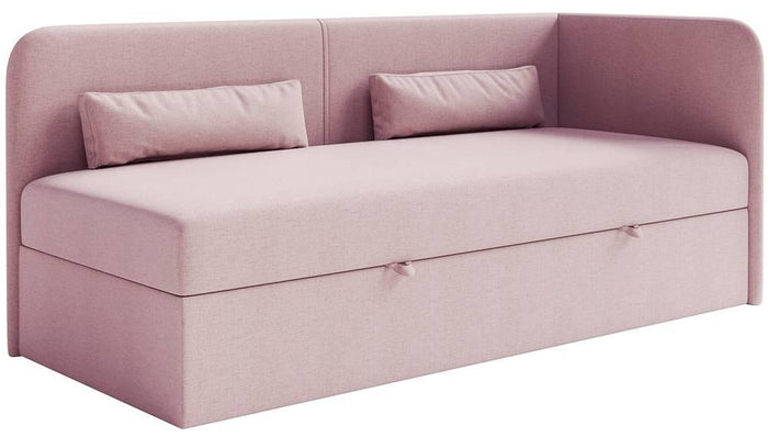 NADUVI Collection Jeugdbed Cambrils chenille rechts 90 x 200 cm met