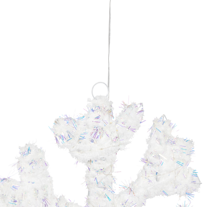 Beliani - GURRE - LED-decoratie set van 2 - Wit - Metaal