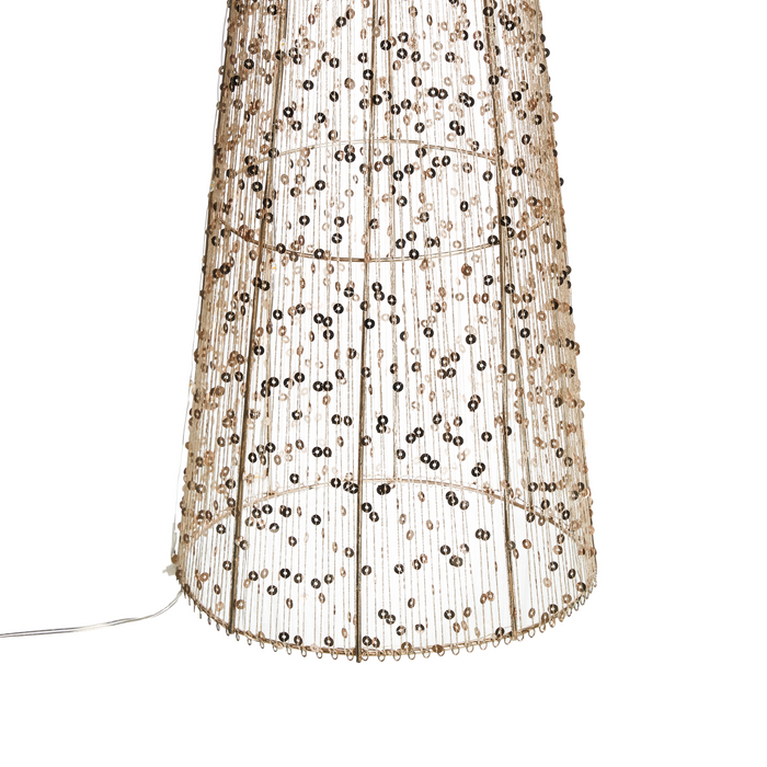 Beliani - VEJLESO - LED-decoratie set van 3 - Goud - Metaal