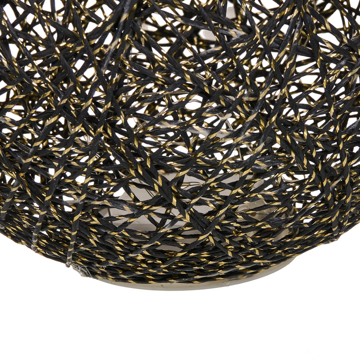 Beliani - BOLMEN - LED kerstdecoratie - Zwart - Papier