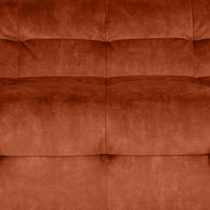 by fonQ Wies 4,5-zits Hoekbank Links - Fluweel - Terra