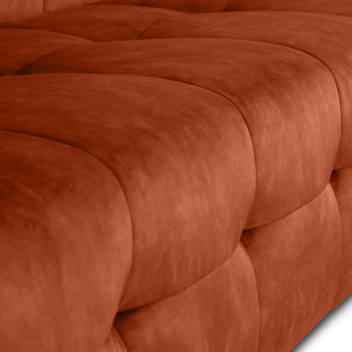 by fonQ Wies 4,5-zits Hoekbank Rechts - Fluweel - Terra