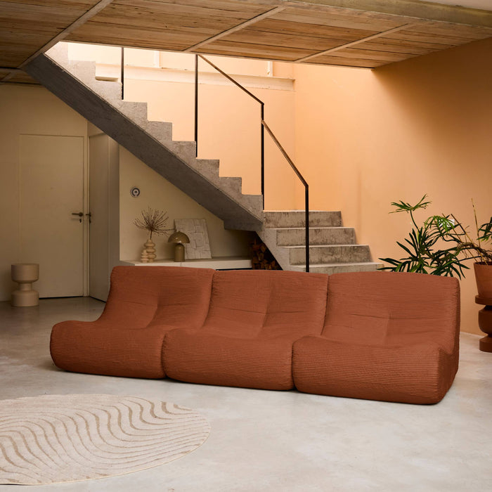 sweeek - Fauteuils corduroy Sokol 1 zitplaats (set van 3)