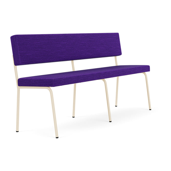 FÉST Monday 2-zits Eetkamerbank - Steelcut Quartet - Purple / Sand