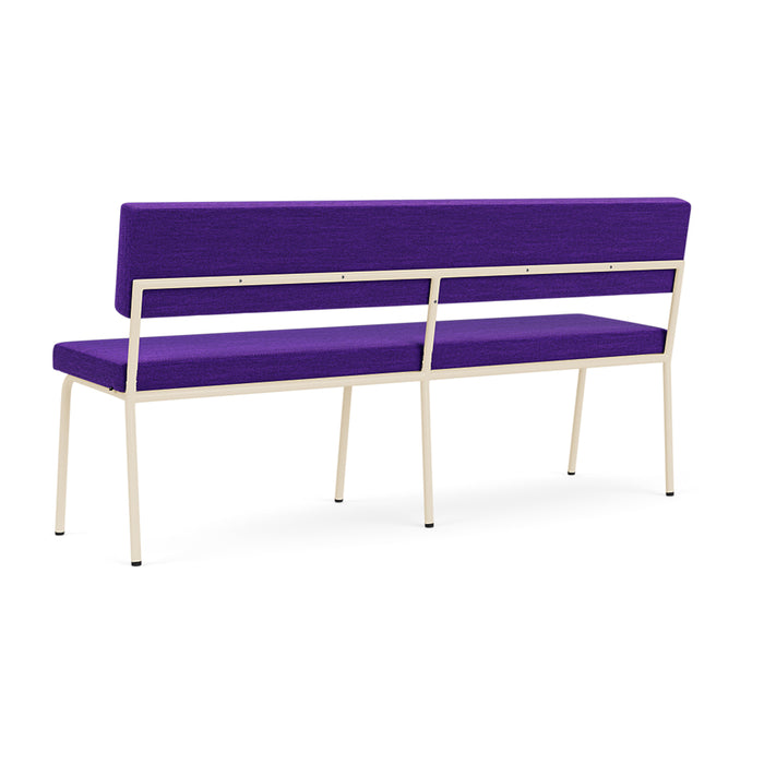 FÉST Monday 2-zits Eetkamerbank - Steelcut Quartet - Purple / Sand