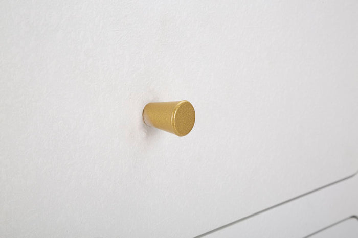 Wit houten nachtkastje 60x32x79 cm