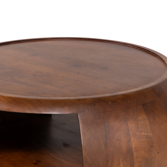 WOOOD Cole Salontafel - Mango Hout - Bruin - 36x72x72