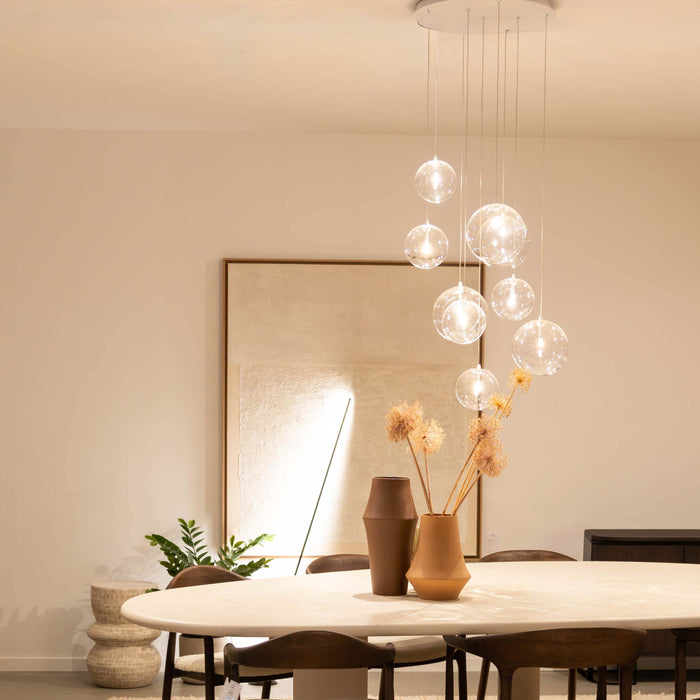 Atmooz Hanglamp Woonkamer Zwart Camau 9 White