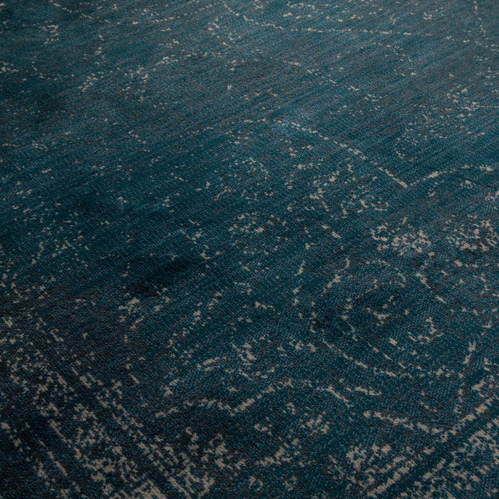 Dutchbone Rugged Vloerkleed 200 x 300 cm - Blauw