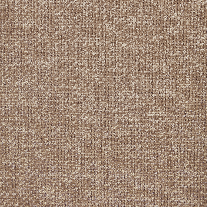 Set van 2 taupe chenille fluwelen stoelen met walnoten poten