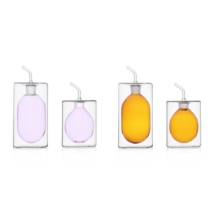 Ichendorf Milano Cilindro Double Wall Oliefles 250 ml - Roze