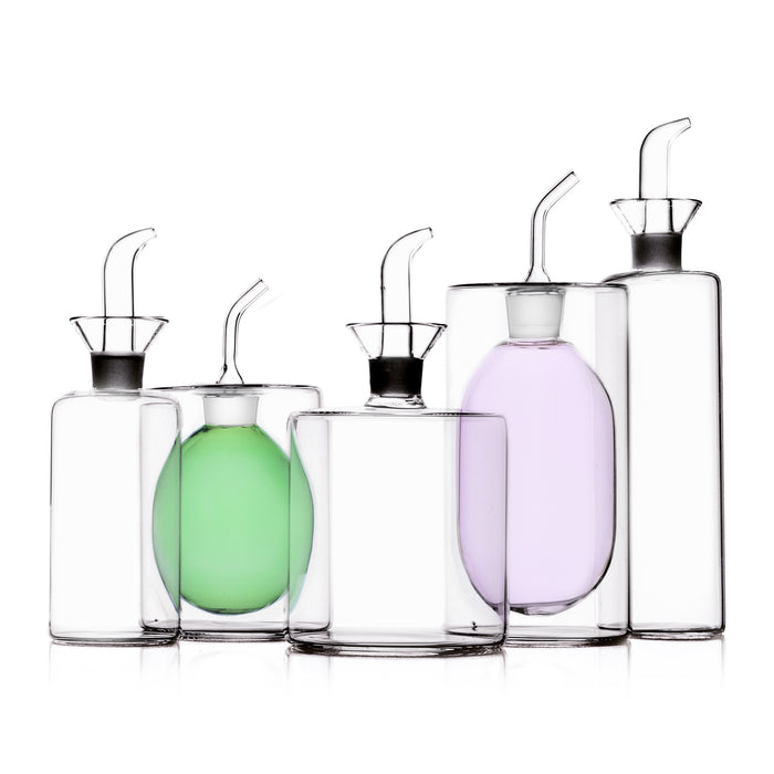 Ichendorf Milano Cilindro Double Wall Oliefles 250 ml - Roze