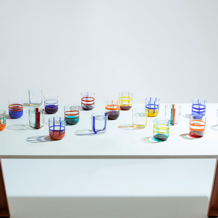 Ichendorf Milano Gesti Waterglas - Geel / Bordeaux