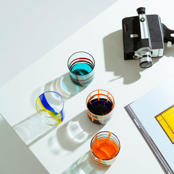 Ichendorf Milano Gesti Watergla - Turquoise / Oranje