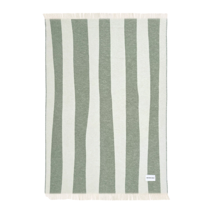 Maison Deux Rough Stripe Plaid - Agave