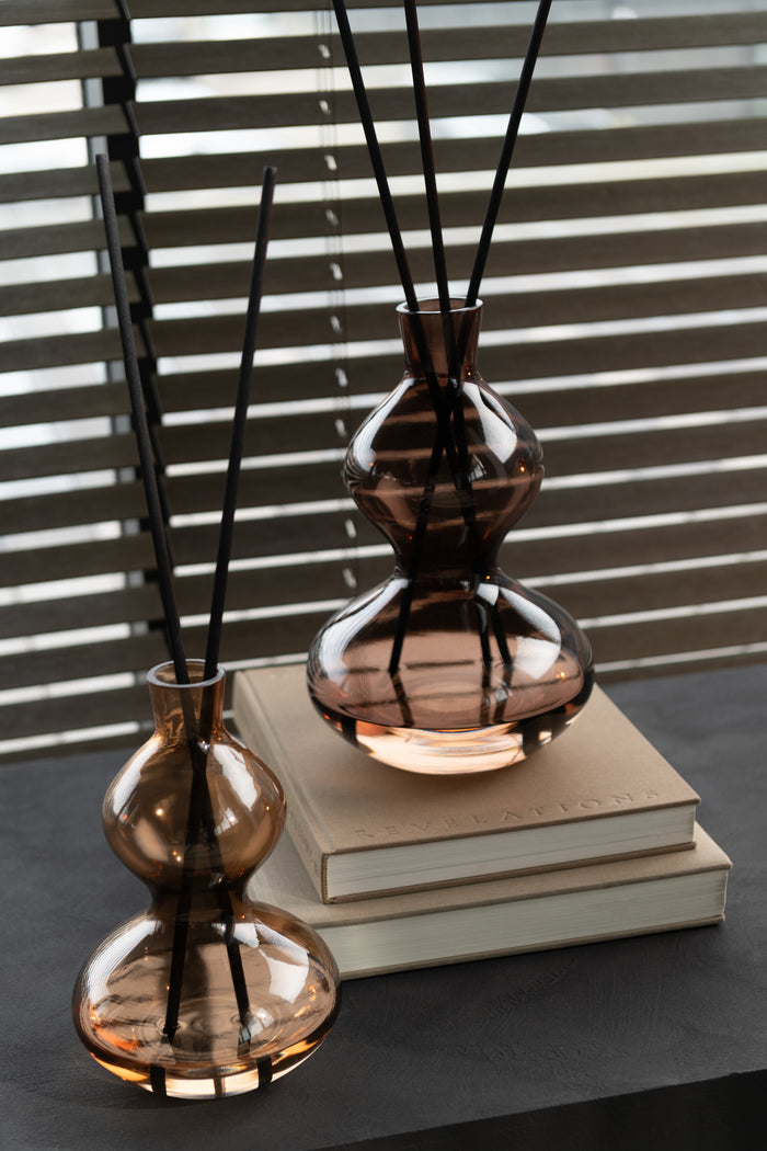 J-Line geurolie Li-ly land - glas - bruin - small