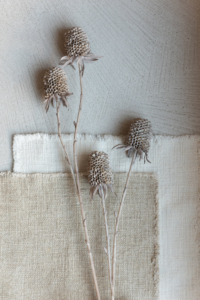 J-Line decoratie tak Marigold Stengel Lang - kunststof - bru