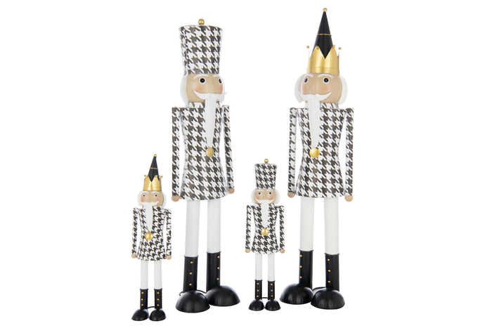 J-Line figuur Notenkraker Snor - metaal - mix - large - 2 st