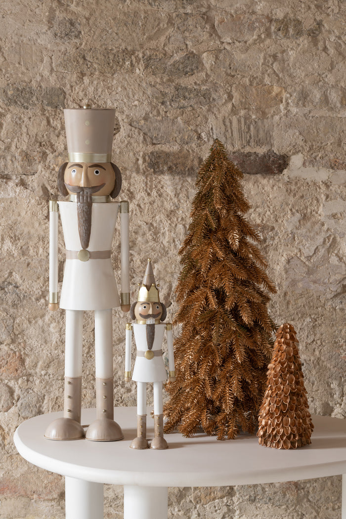 J-Line figuur Notenkraker Snor - metaal - mix - large - 2 st