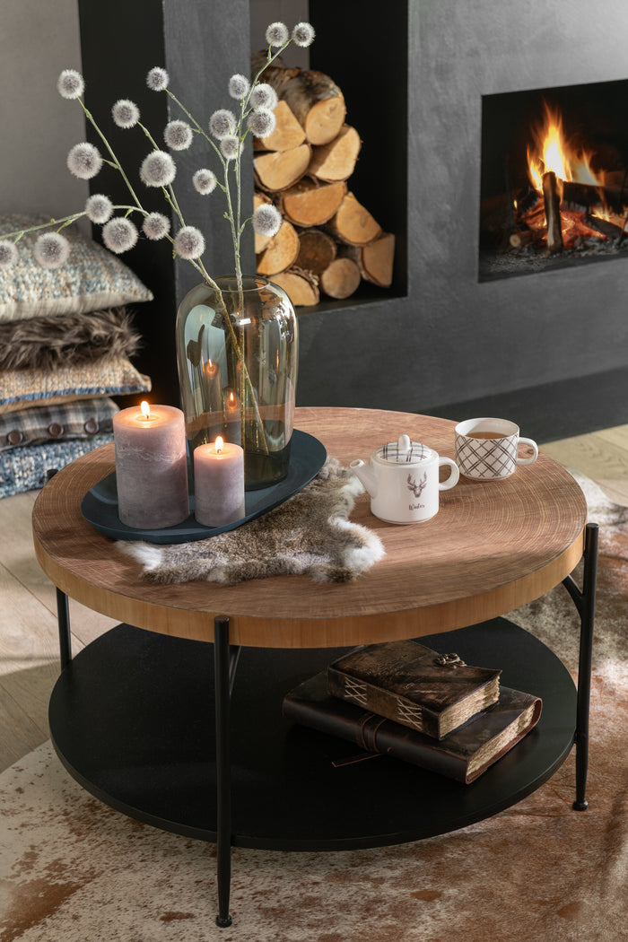 J-Line konijnenvel - imtatiebont - grijs