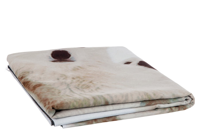 J-Line decoratie Huis - glas - goud - large - 2 stuks