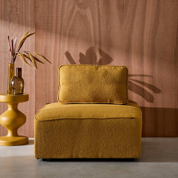 sweeek - Fauteuil boucléstof 1 zitplaats