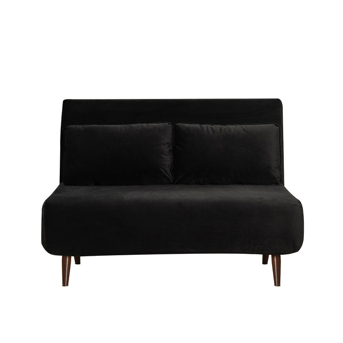 Bronx71 Velvet slaapbank 1,5 persoons Kristian zwart