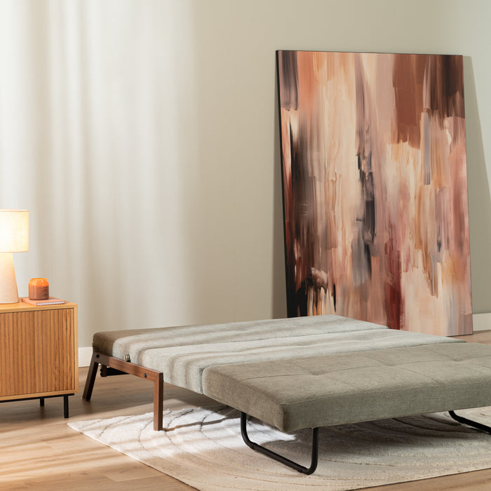 Bronx71 Slaapbank 2 persoons Mikko antraciet eco-leer