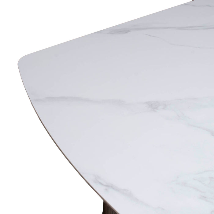 DÉJA Living - Eettafel Walnoot Keramisch - 200x90x75cm - Chela