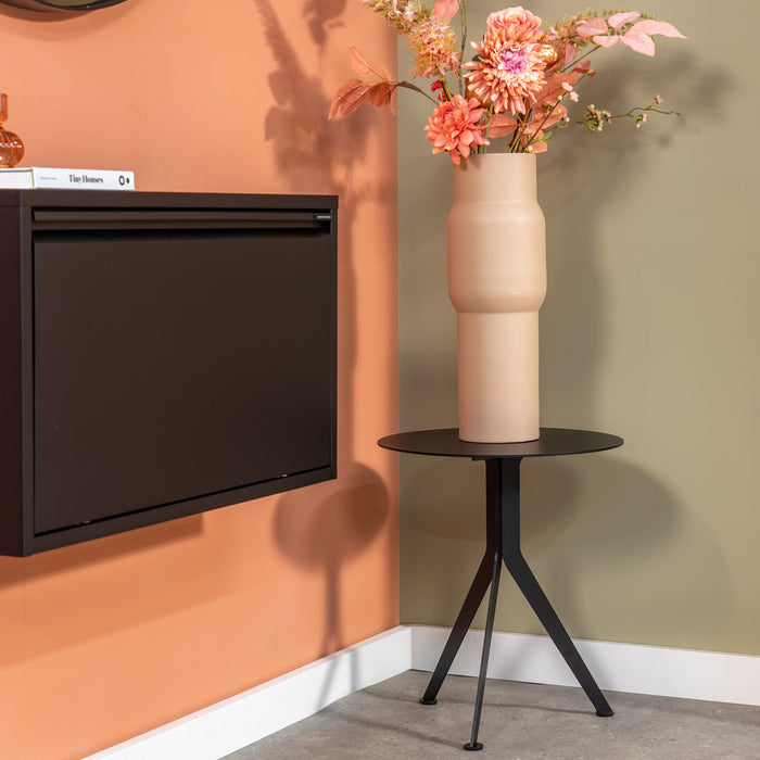 Spinder Design bijzettafel Daley High - zwart - Ø 38