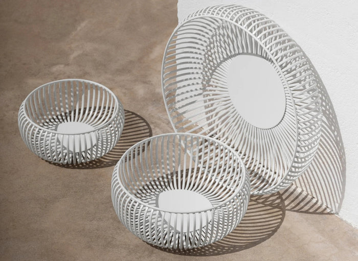 Lito Schaal White Small | Wit | Staal