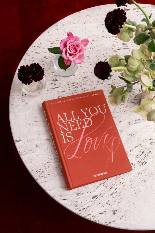 Printworks Fotoboek - All You Need is Love - Oranje