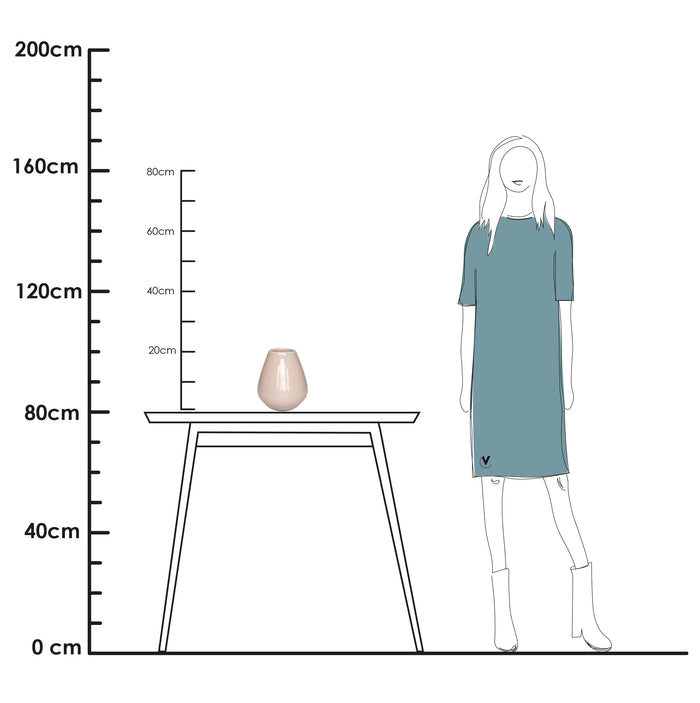 Vase The World Tasman Elite ivory Ø18 x H20 cm