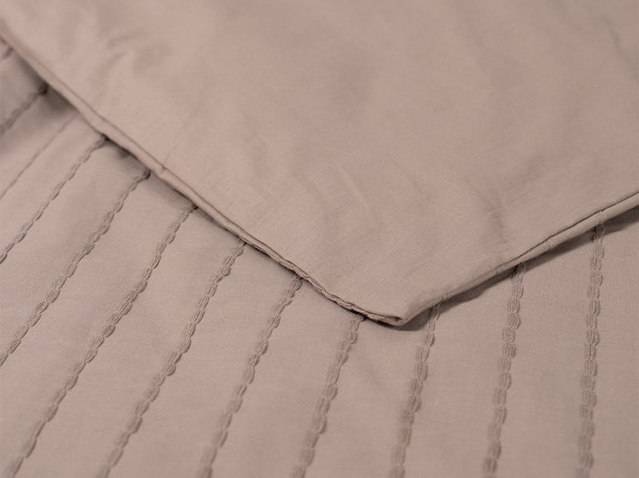LINNICK Dekbedovertrek Katoen Renforcé Estina - sand